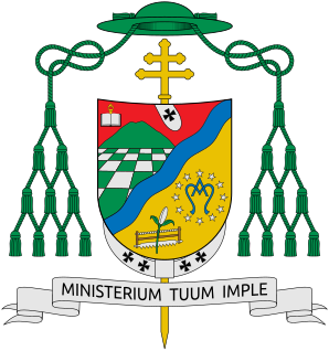 Coat of arms of Paciano Basilio Aniceto as Archbishop of San Fernando.svg