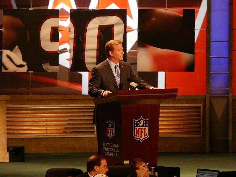 File:Commissioner Goodell 2009 NFL Draft.jpg