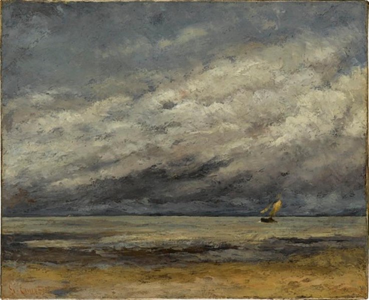 File:Courbet - Meeresküste mit Segelboot bei aufziehendem Gewitter, um 1869.jpg