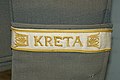 Crete Cuff Title Band (Ärmelband Kreta) WW2 German military decoration of May 1941 on Wehrmacht uniform tunic left sleeve Norwegian Armed Forces Museum (Forsvarsmuseet) Oslo Norway 2020-02-24 02873.jpg
