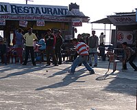 Cricket on top of Gun Hill, Mussoorie, Uttarakhand.jpg