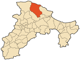 Localisation de Toudja