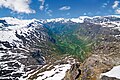 Panorama iz Dalsnibba v dolino Geiranger