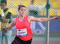 Dani Stevens, frühere Dani Samuels – ausgeschieden mit 58,77 m