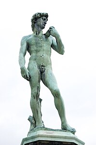 Réplique en bronze au Piazzale Michelangelo.