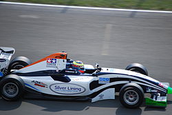 Dean Stoneman på Motorsport Arena Oschersleben i FIA Formula Two Championship 2010.