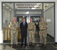 Visit by Commander Strategic Command, Sir James Hockenhull, to Defence Digital in 2022 Defence Digital, MOD Corsham, visit by Commander Strategic Command 2022.jpg