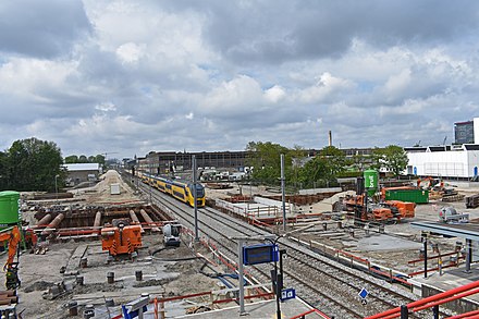 Construction of additional tracks between Delft Campus and Delft stations, 2020