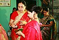 Devi Baran and Sindur Khela during 2016 Durga puja in Kolkata 16