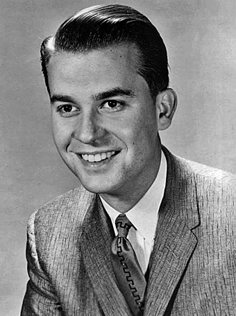 Dick Clark in promotional image for American Bandstand, 1961