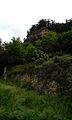 The mountain upon which Pigeonnier cave is located.