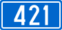 Državna cesta D421.svg
