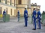 Högvakten I Stockholm: Organisation, Högvakten vid Stockholms slott, Högvakten vid Drottningholms slott