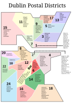 Thumbnail for List of Dublin postal districts