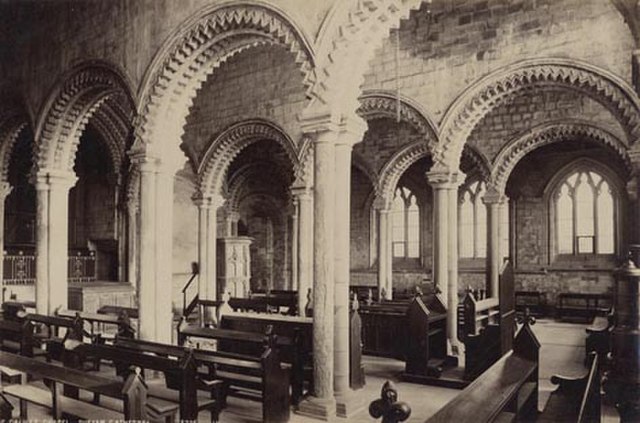 An 1890 photograph of the Gallilee Chapel