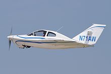 Dyke Delta JD-2 in flight at EAA AirVenture Oshkosh in 2011, with landing gear retracted. Dyke Delta JD2 (N71AW).jpg