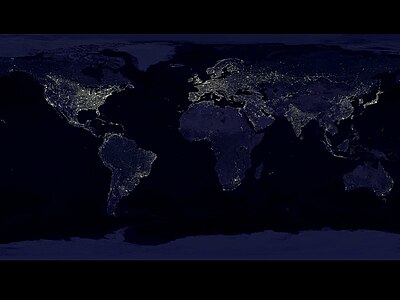 Earth at Night.