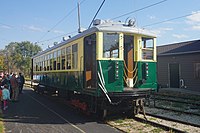 Car no. 4439 at the East Troy Electric Railroad East Troy Electric Railroad October 2022 23 (Chicago Elevated No. 4439).jpg