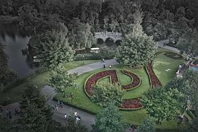 Efteling logo in grass