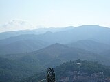 Vista des de l'ermita de Sant Ramon, al cim del Montbaig (Sant Boi de Llobregat).