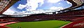 Panorama du stade actuel d'Arsenal, l'Emirates Stadium.