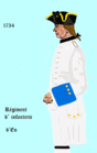 régiment de 1734 à 1757