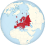 Европа на земном шаре (бело-красный) .svg