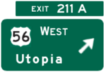 Thumbnail for File:Exit Direction Sign.png