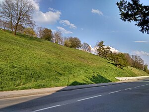 Southwest side of the Fürstenberg (April 2019)