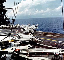 F-4J on the USS Coral Sea in 1977 F-4J VF-191 CV-43 1977.jpg