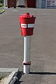 Deutsch: Fallmantelhydrant in Alland vor dem Feuerwehrhaus