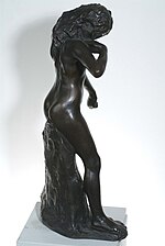 Auguste Rodin, Faunesse debout (1884).