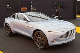 Az Aston Martin DBX Concept elem illusztrációja