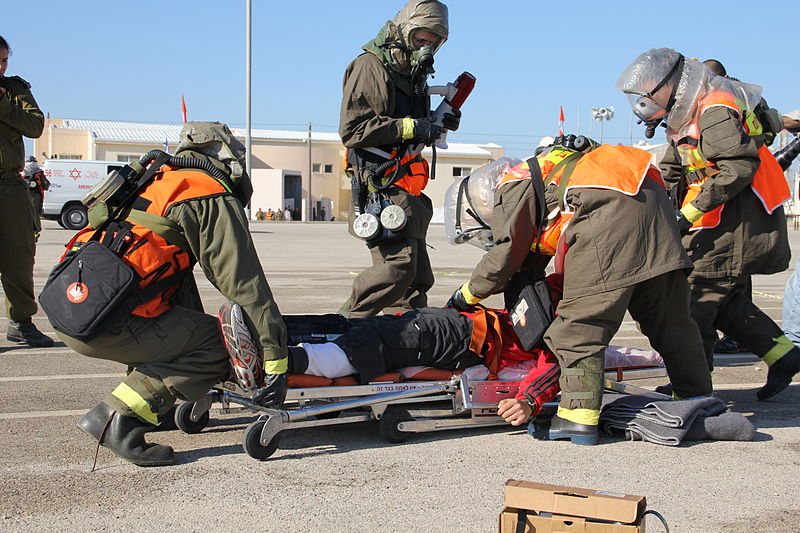 File:Flickr - Israel Defense Forces - Drill Simulates a Nuclear, Biological and Chemical Attack (8).jpg