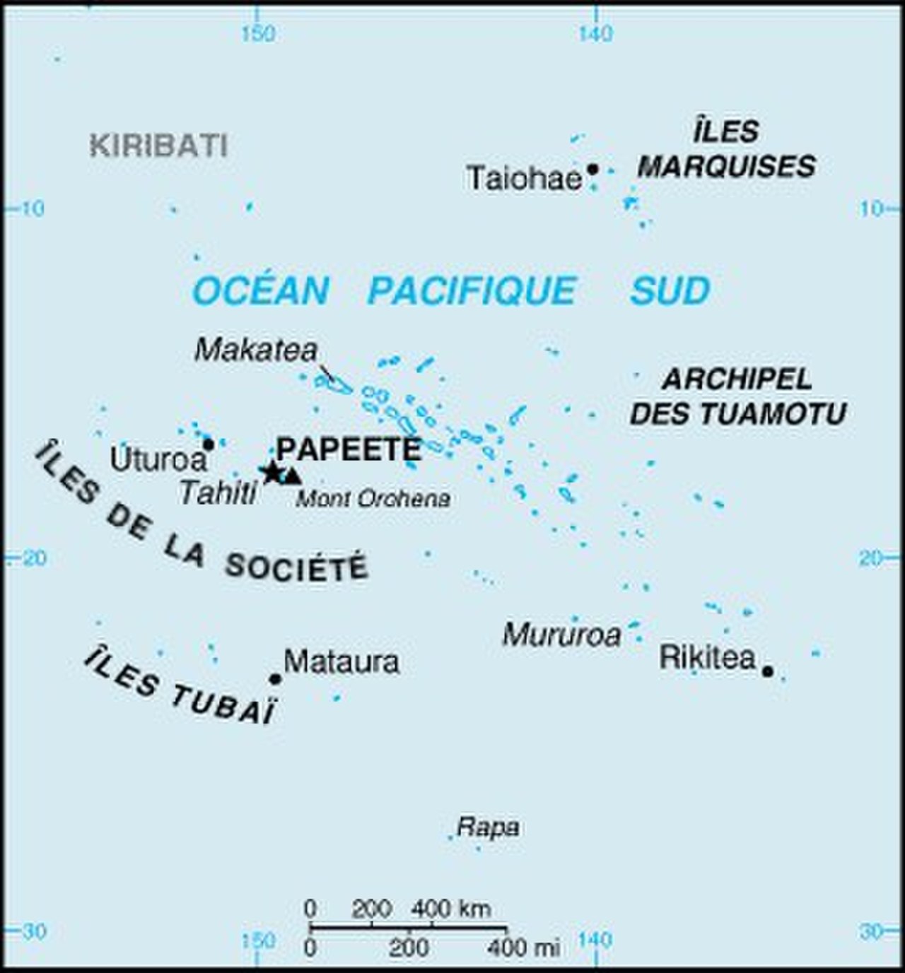 French Polynesia на карте