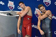 With Frédérick Bousquet at the 2009 U.S. World Trials (12 July 2009)