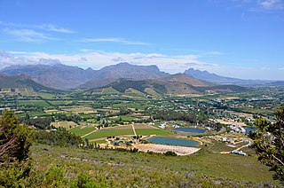 <span class="mw-page-title-main">Franschhoek</span> Place in Western Cape, South Africa