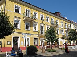 Außenansicht des Kurhotels (Národní třída)