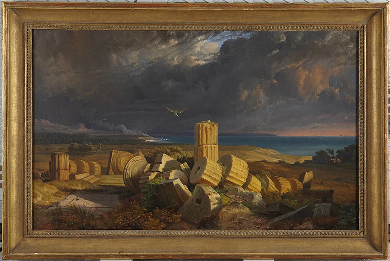 File:Friedrich Nehrlich - Ruins of the Temple of Hera at Selinunte - y1978-38 - Princeton University Art Museum.jpg