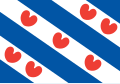 Flagge von Fryslân