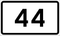 Окръжен път 44 щит