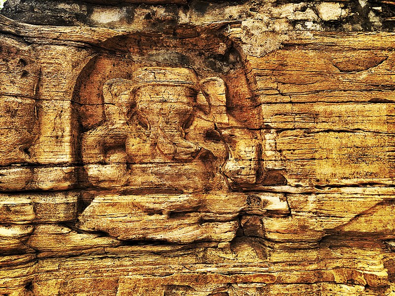 File:Ganesha at Udayagiri Caves, near Vidisha.jpg