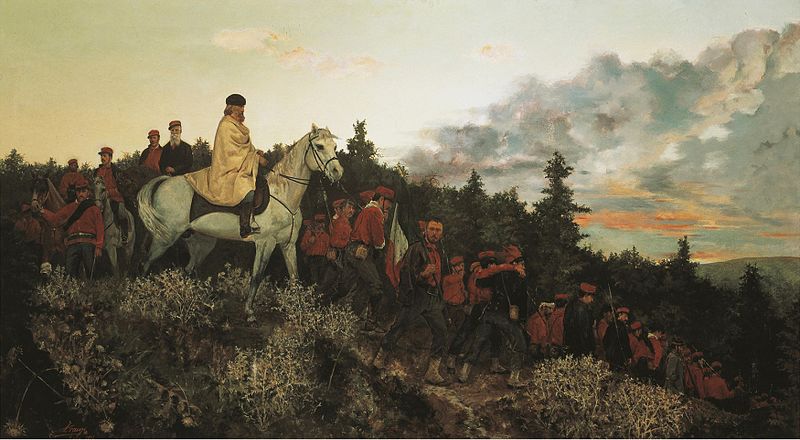 File:Garibaldi at Mentana, 3rd November 1867.jpg