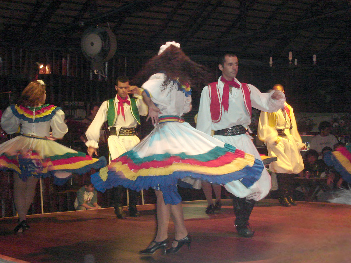 saia para dança gaucha