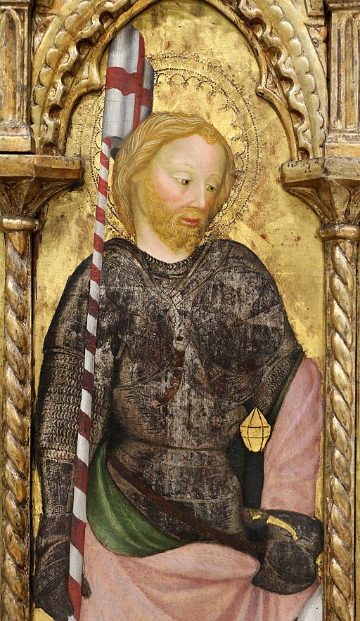 Giovanni badile, polittico dell'aquila, 1400-50 ca., da s. pietro martire a vr 03 giorgio