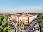 view of Sansad Bhavan, seat of the Parliament of India