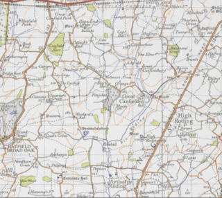 <span class="mw-page-title-main">Great Canfield</span> Human settlement in England