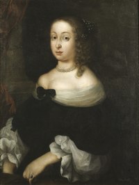 Hedvig Eleonora, 1636-1715, drottning av Sverige, prinsessa av Holstein-Gottorp (Nicolas Vallari) - Nationalmuseum - 40112.tif