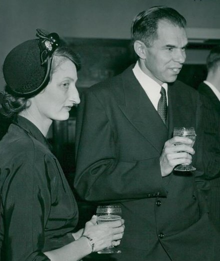 Helen and Glenn Seaborg in Stockholm in 1951