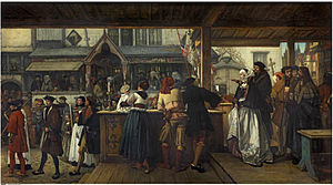 Albrecht Dürers Besuch in Antwerpen 1520 (Hendrik Leys)